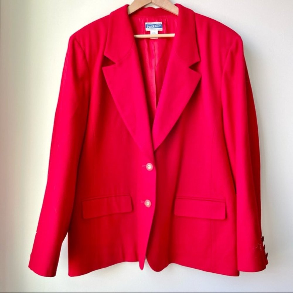 Pendleton Red Blazer - Picture 11 of 11